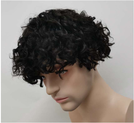 Find A High End Hair Look in LaVivid Men Curly Hair Toupee