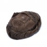 Crius Men's Half Wig | French Lace in Center with Polyskin All Around | Must Have for Traveling