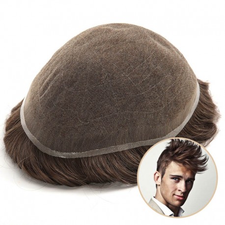 Thor Men's Lace Toupee | Full French Lace Base | Suitable for Humid Climate