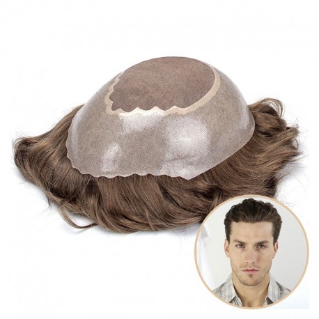 Apollo Men's Toupee Online | Mono with Scallop Front | Men's Hairstyle in Trend review