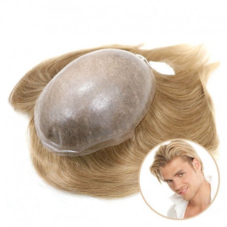 Tratamiento de adelgazamiento del cabello para hombres Cronus | Base de Polyskin completa | Cabello Europeo review